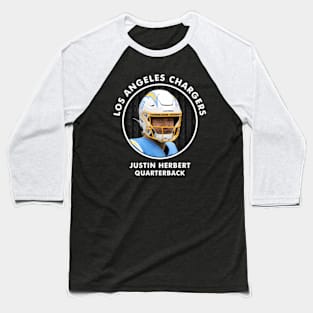 Justin Herbert - Qb - Los Angeles Chargers Baseball T-Shirt